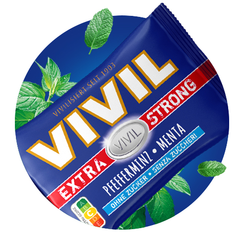 Bonbonbeutel Extra Strong Pastille Pfefferminz mit Eis