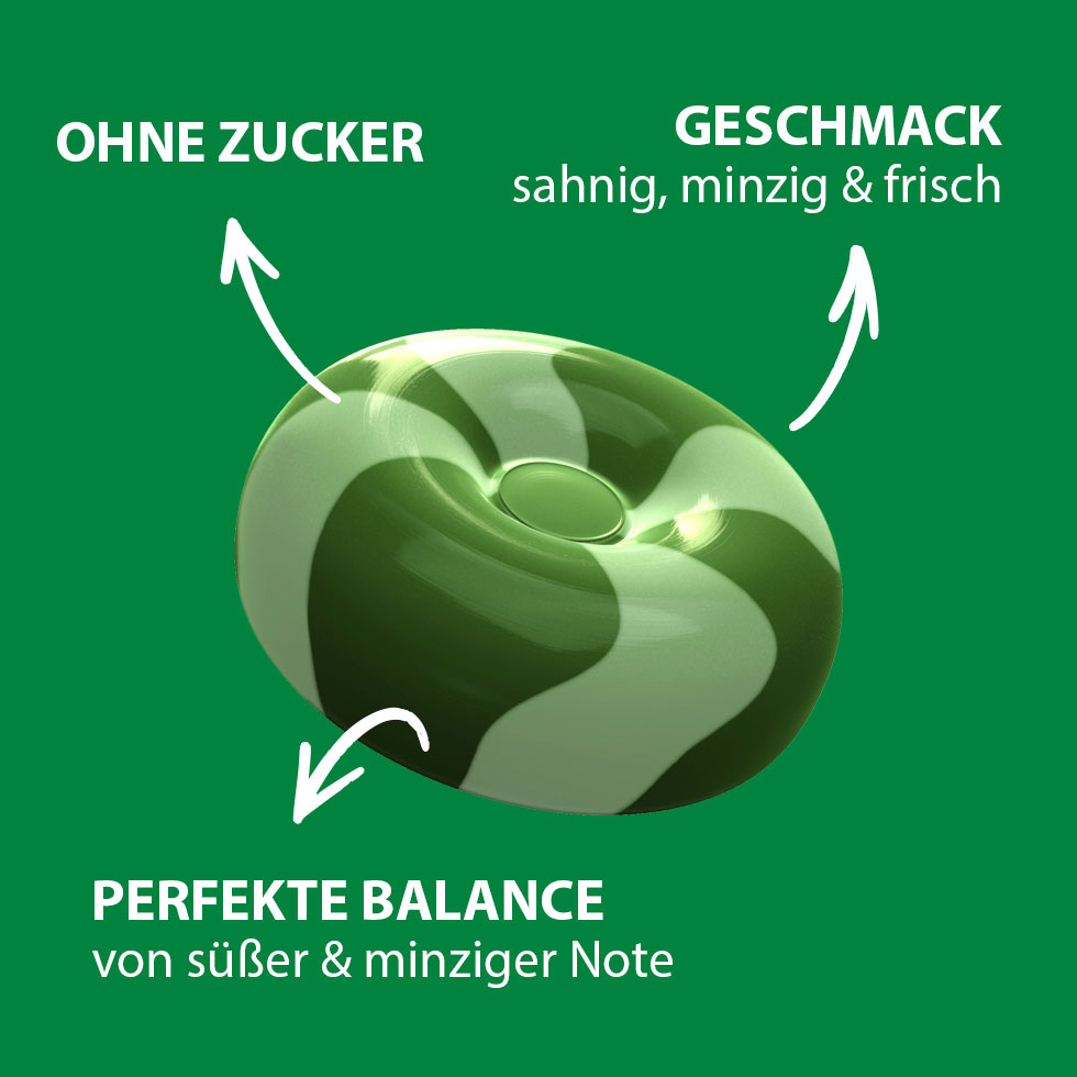 VIVIL Creme Life Pfefferminz Bonbon gestreift