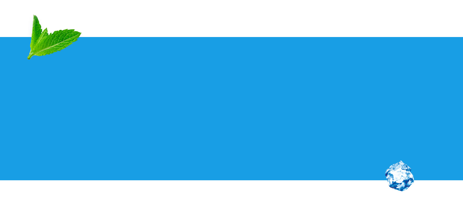 Blauer Hintergrund für Nährwerte