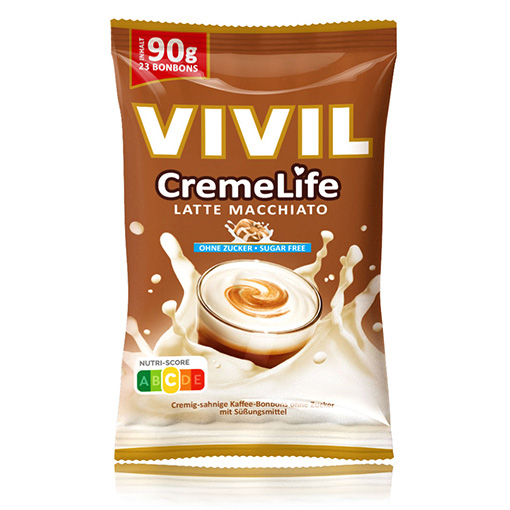 VIVIL Creme Life Latte Macchiato Bonbonverpackung