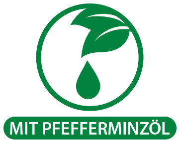Mit Pfefferminzöl