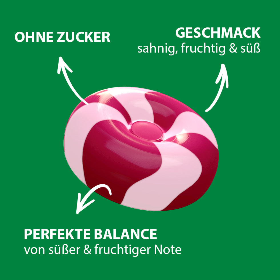 VIVIL Creme Life Himbeere Bonbon gestreift