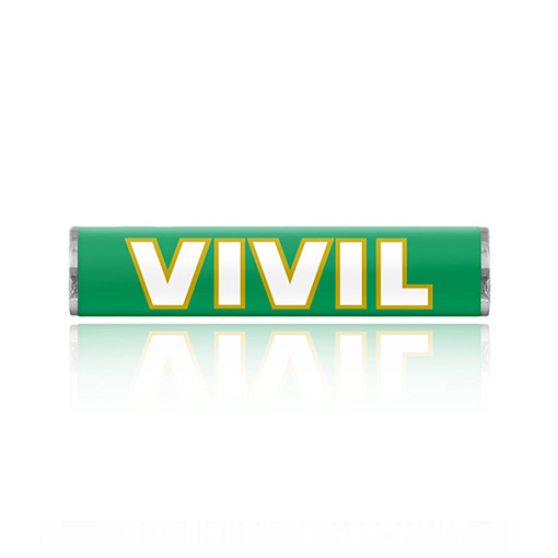 VIVIL Natürliche Pfefferminzbonbons | Stange