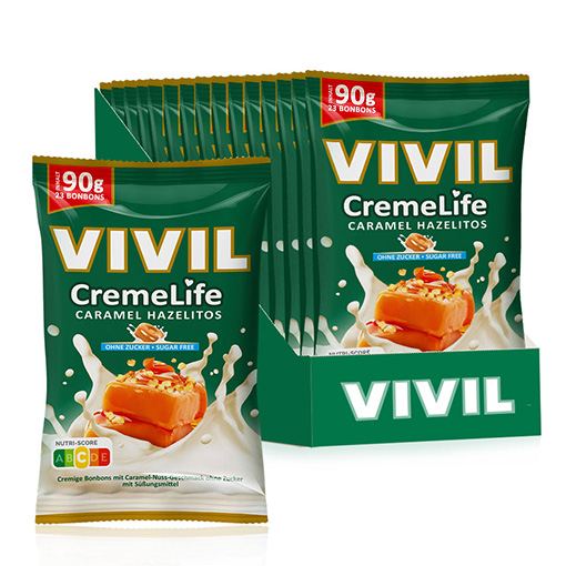 VIVIL Creme Life Hazelitos Bonbonverpackung