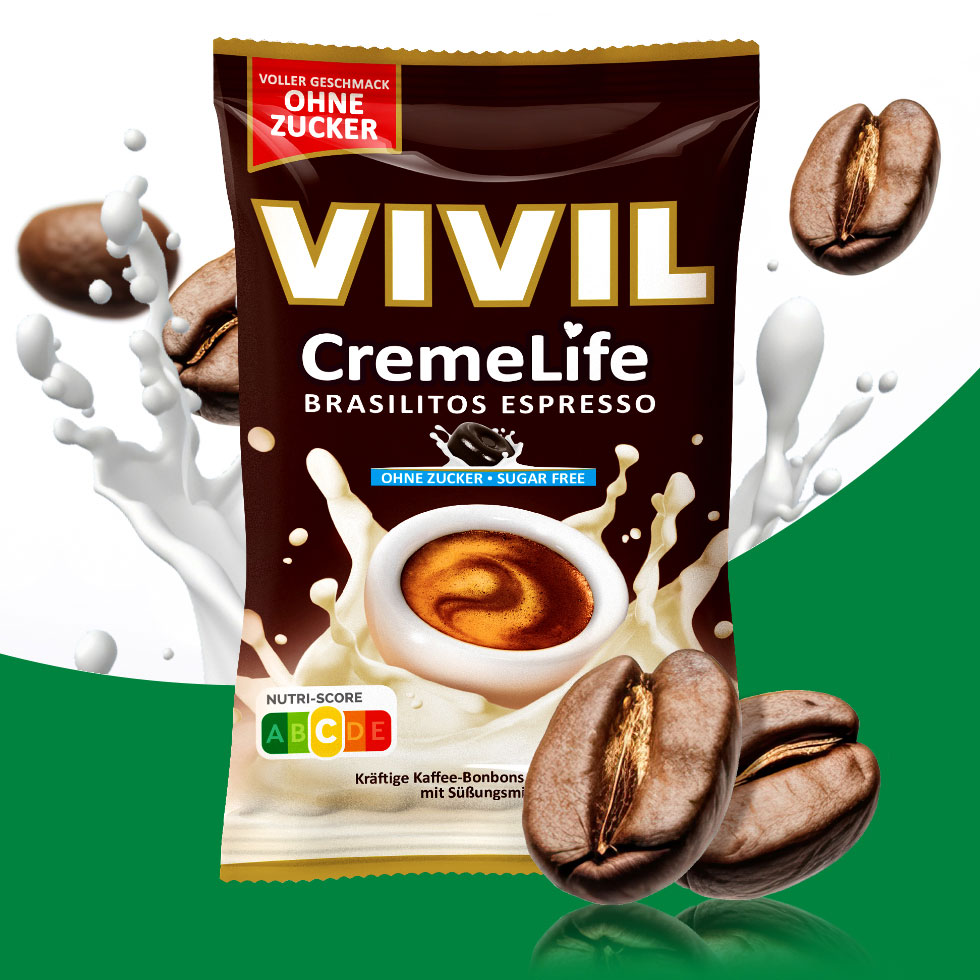 VIVIL Creme Life Brasilitos Bonbonverpackung mit Composing