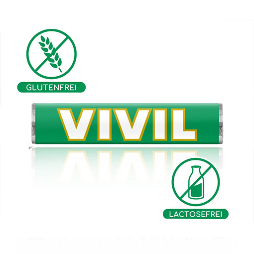 VIVIL Natürliche Pfefferminzbonbons | Stange