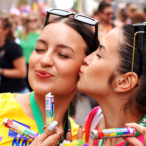 VIVIL Natürliches Pfefferminz Pastillen ohne Zucker Pride Edition | 28g