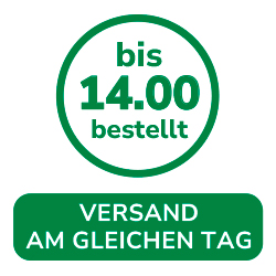 Bis 14:00 Uhr bestellt, Versand am gleichen Tag