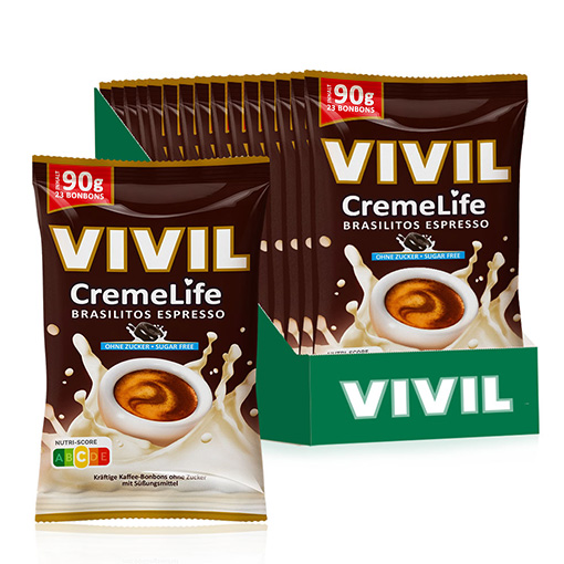 VIVIL Creme Life Brasilitos Bonbonverpackung